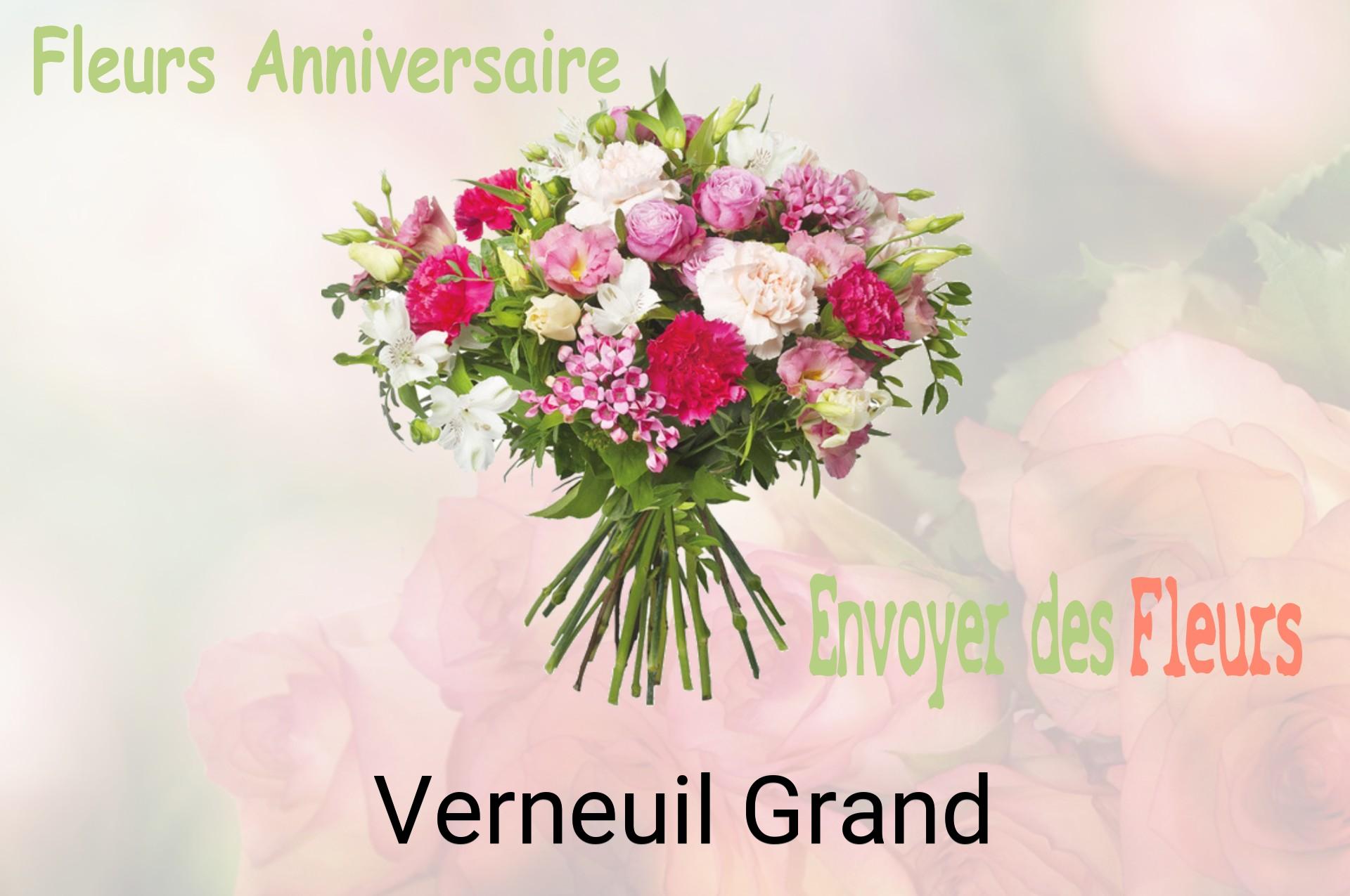Bouquet de fleurs d’anniversaire livré à Verneuil-Grand