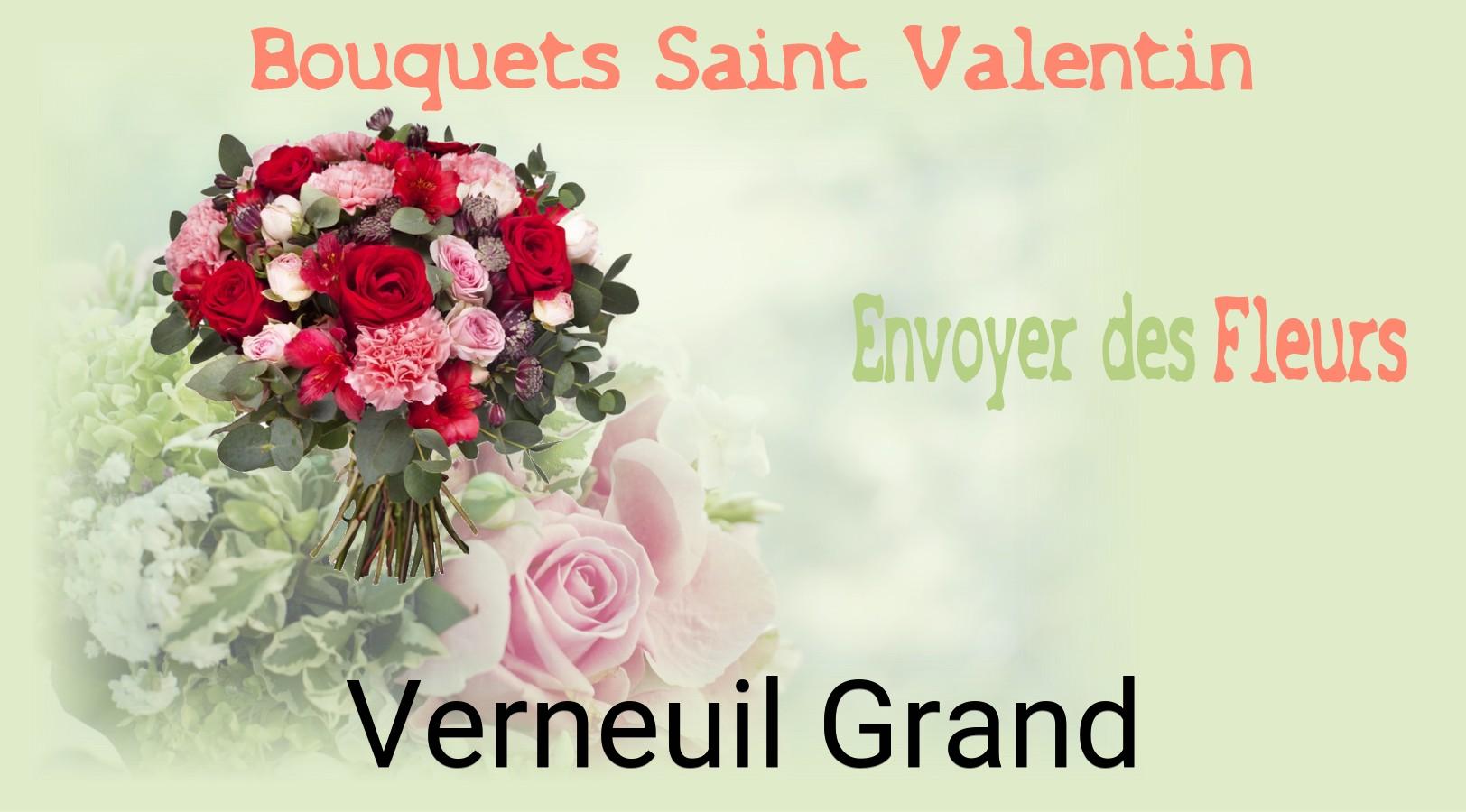 Roses de Saint-Valentin livrées à Verneuil-Grand